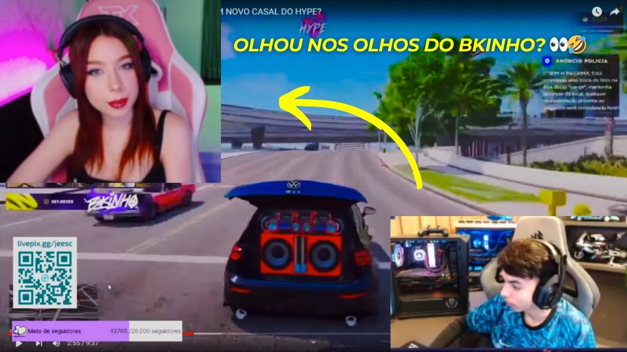 BK REAGINDO A JEESC FALANDO SOBRE ELE | OLHOU NOS OLHOS DO BK? 👀🤣 KKKK