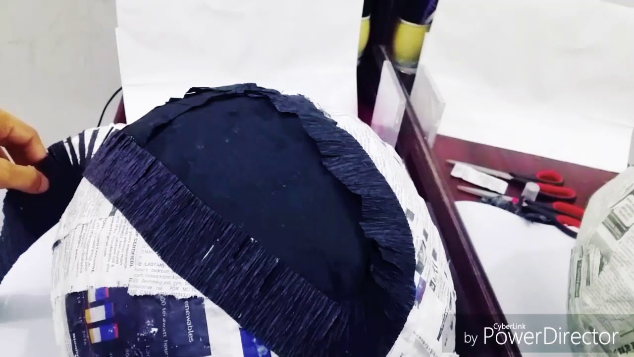 DIY giant Spider Pinata