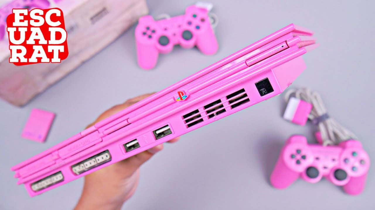 Распаковка PlayStation 2 Slim Limited Edition — PS2 Slim Pink