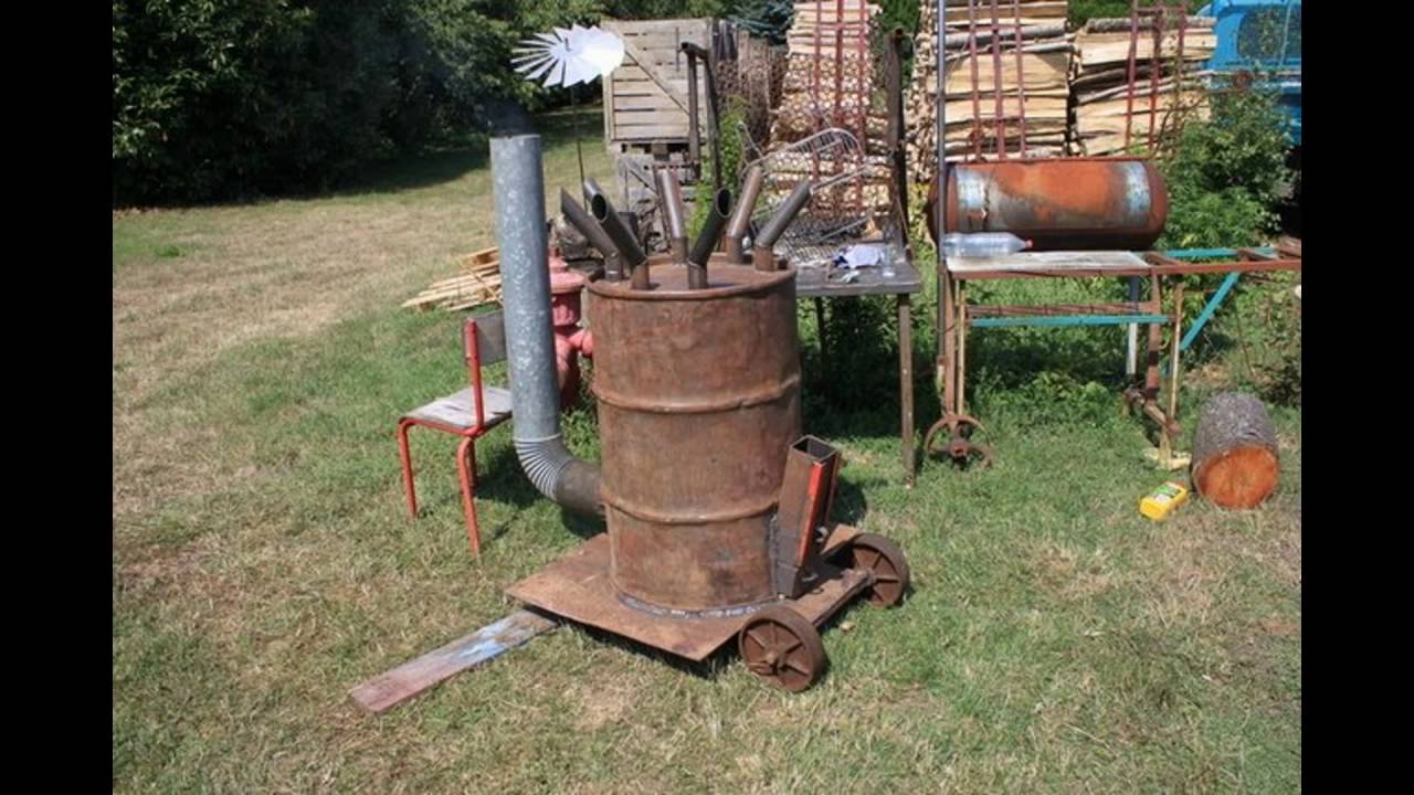 Fabrication Poêle Dragon convecteur Rocket Stove chauffer maison rendement énorme...