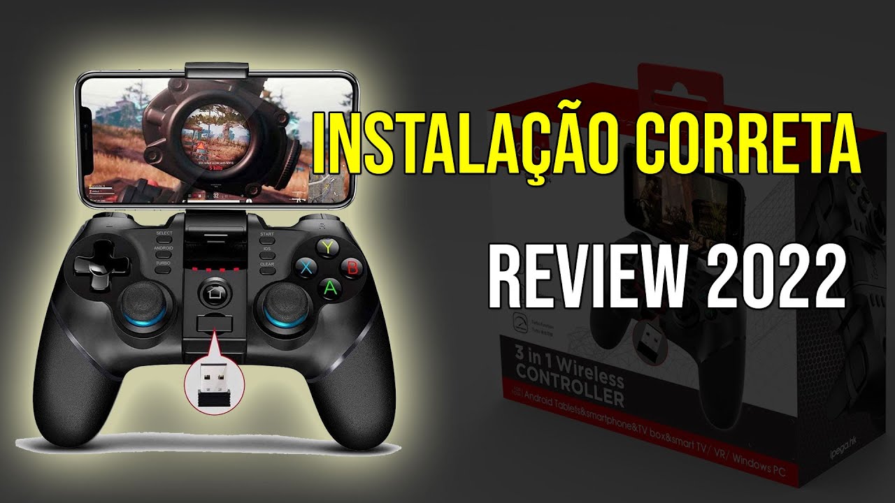 controle ipega 9076   Review e como instalar de forma correta