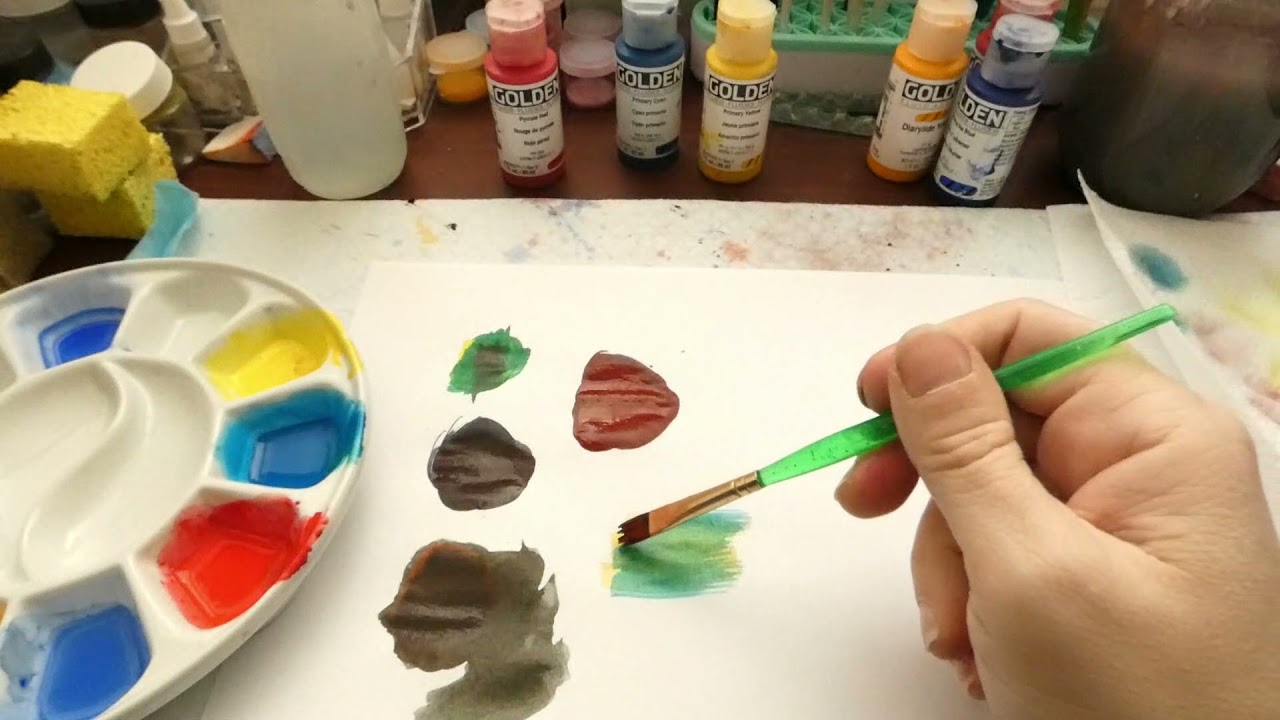 Reborn painting : Primary color method explain