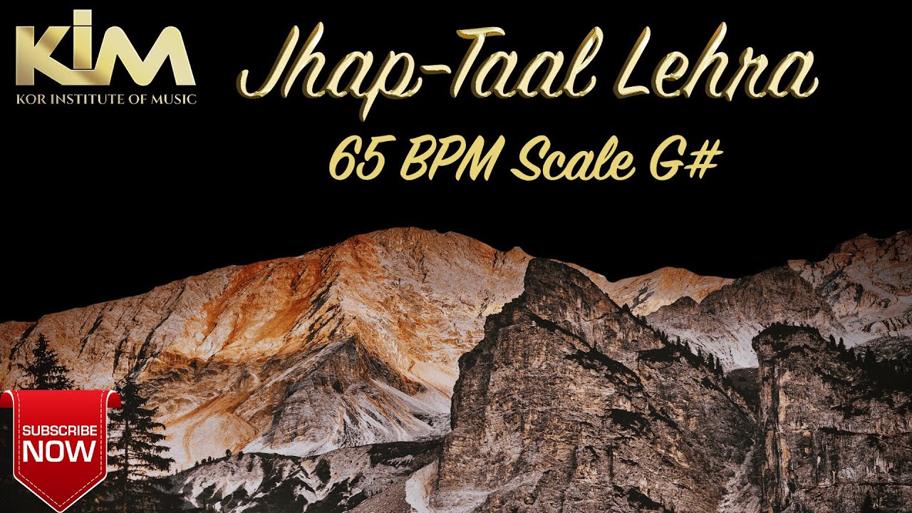 Jhap Taal Lehra   65 BPM   Scale G#