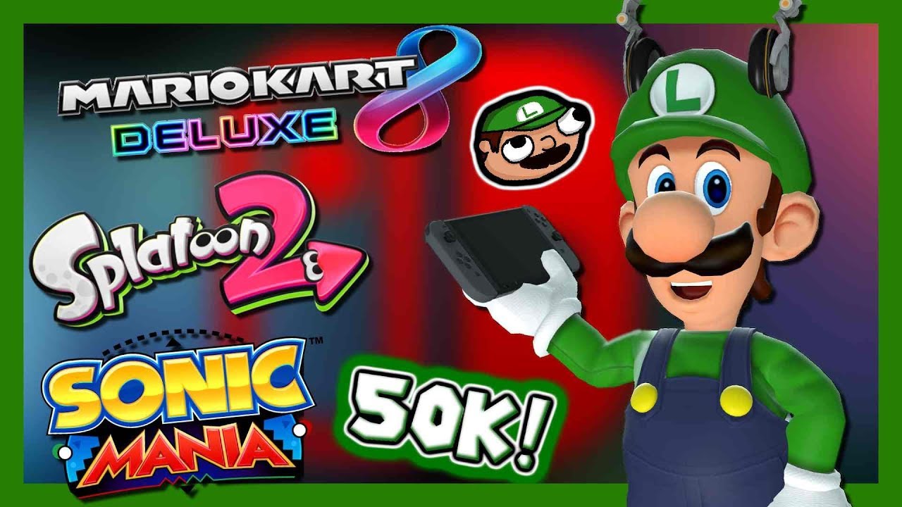 Луиджи играет: ИГРЫ НА SWITCH В ЧЕСТЬ 50К!