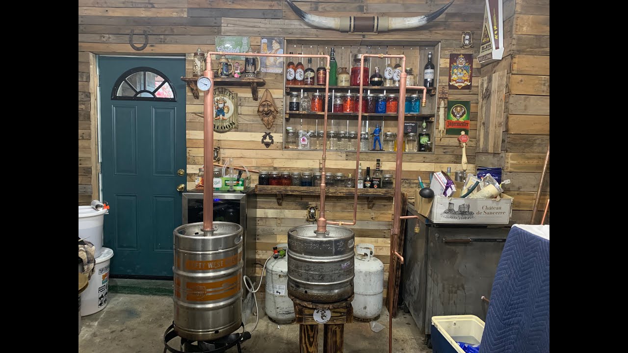 Building a keg still pony thumper downcomer