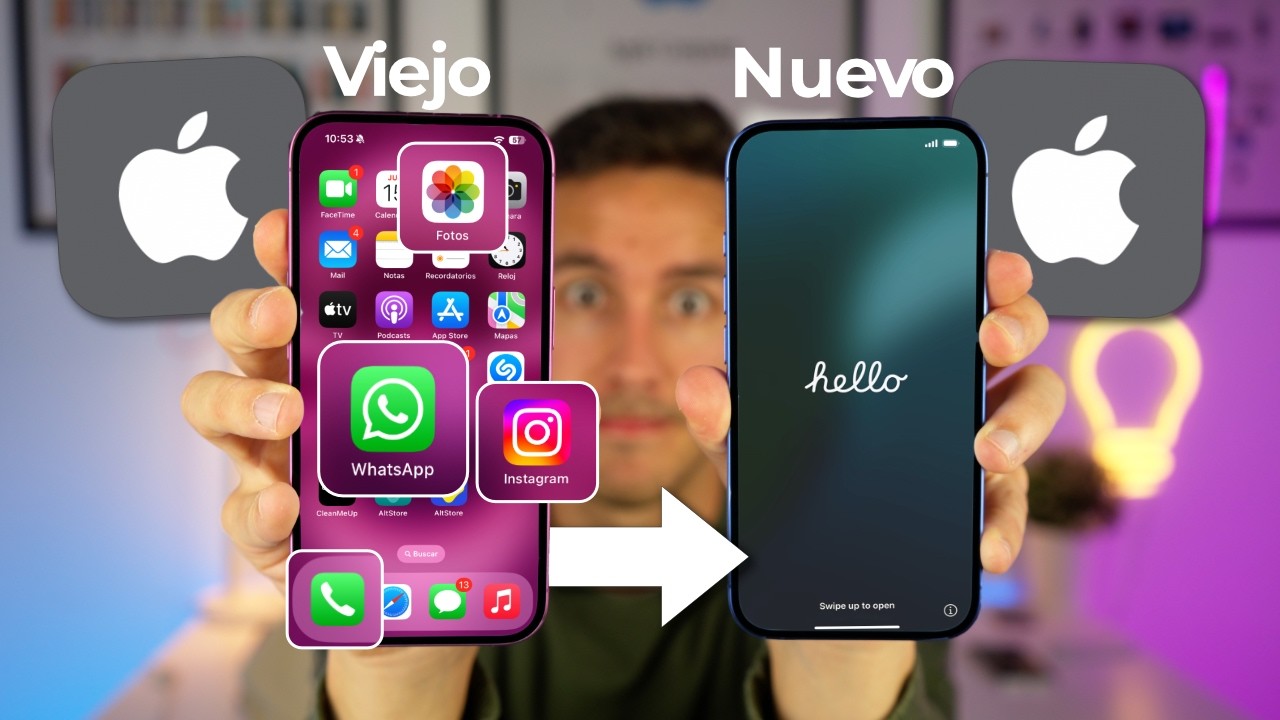 Cómo TRANSFERIR DATOS de iPhone a iPhone 📲 Método 2026