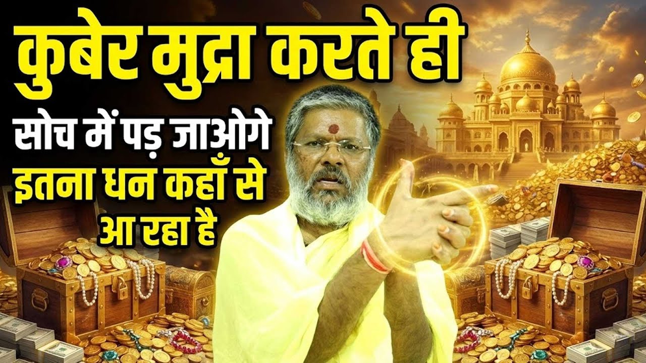 मुद्रा करते ही - सोच में पड़ जाओगे इतना धन कहाँ से आ रहा है Shri Vasant Vijayanand Giriji Maharaj