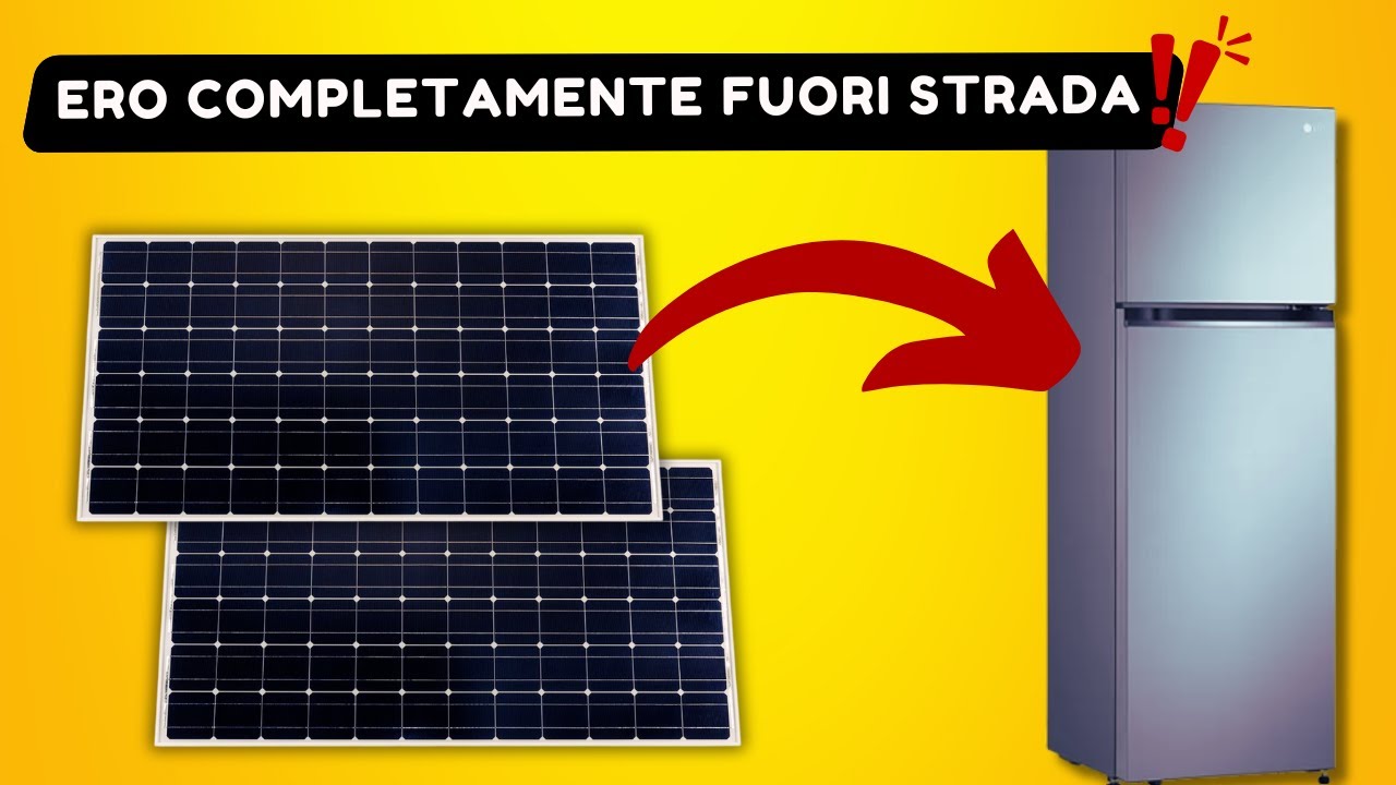 Quanti pannelli solari per un frigorifero?
