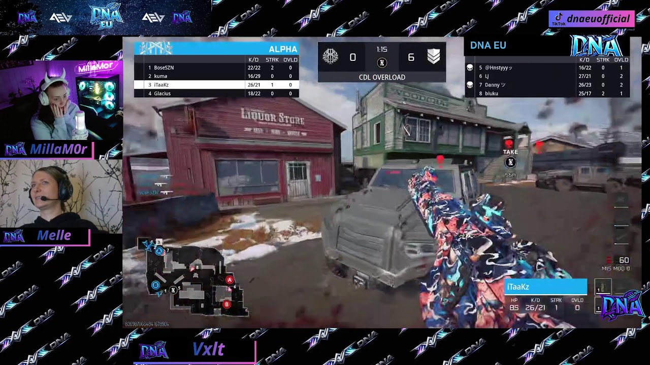 DNA EU VS SRS W4TX AEL game