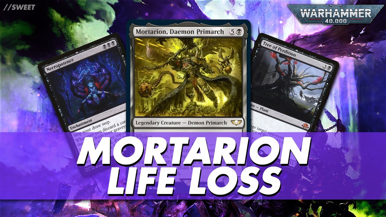 Mortarion, Daemon Primarch - 40k Commander Deck Tech #magicthegathering #warhammer40k