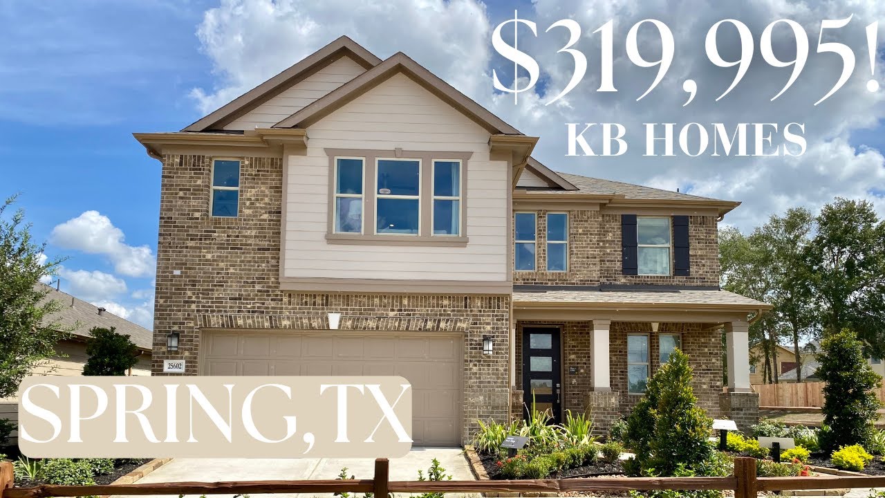 NEW KB HOMES COMMUNITY | 2-Story Home | House Tour |Spring Texas