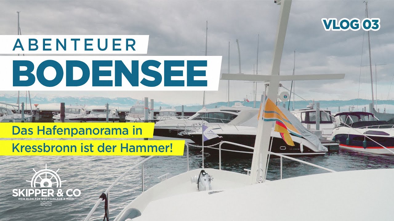 Urlaub mit dem Charterboot: Raues Frühlingswetter am Bodensee | Konstanz & Kressbronn | VLOG 3