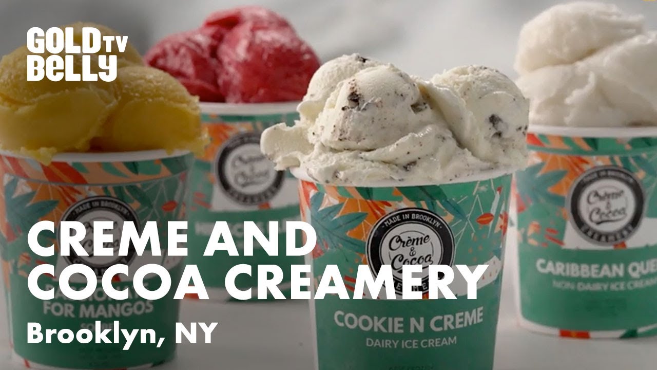 Watch The Co-Owners Of Creme & Cocoa Creamery Craft Their Caribbean-Inspired Ice Cream & Sorbets