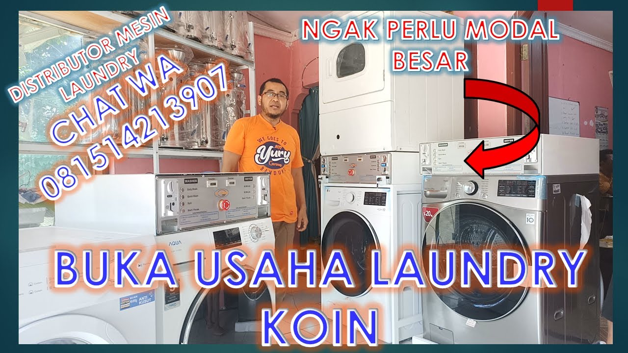 SEKARANG MODAL USAHA LAUNDRY KOIN NGAK PERLU BESAR || UNTUK USAHA LAUNDRY KILOAN