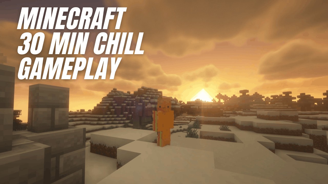 Minecraft Cozy - Snowy Mountain (No Commentary) 1.21.2