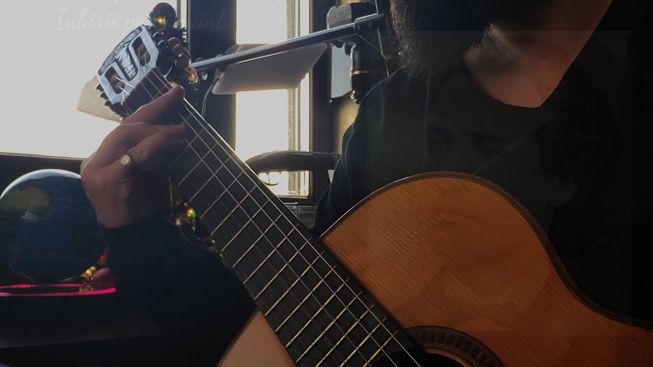 Mihai Eminescu - Pe lângă plopii fără soț | aranjament chitară clasică - fingerstyle
