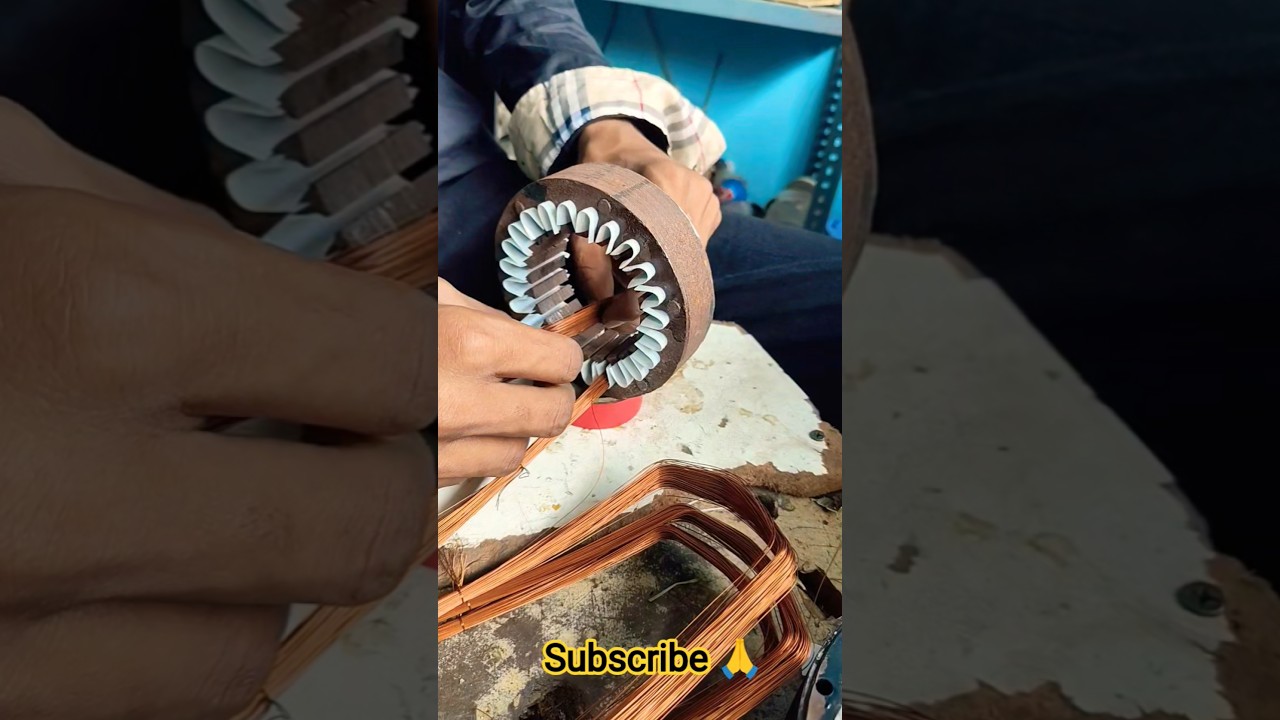 💡Aaj ka new project table fan winding 