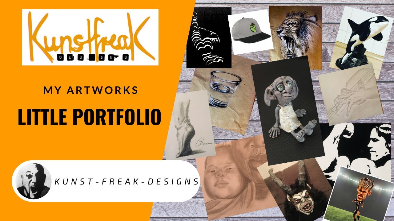 MY LITTLE ART PORTFOLIO - Kunst Portfolio - sculpting/drawing/crochet/knitting/print on demand...