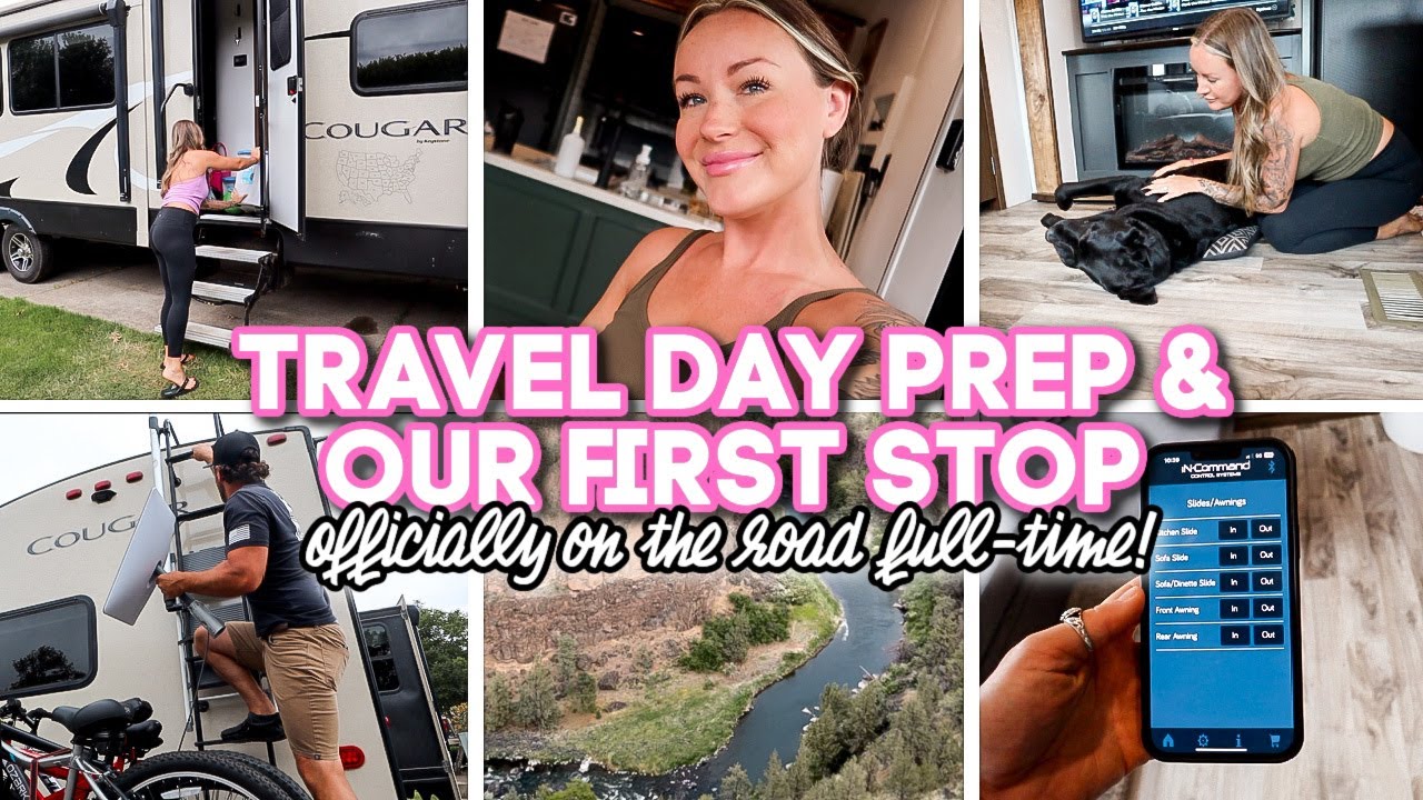 HOW WE PACK UP ON A TRAVEL DAY// Officially ON THE ROAD!! // Crooked River Ranch, OR