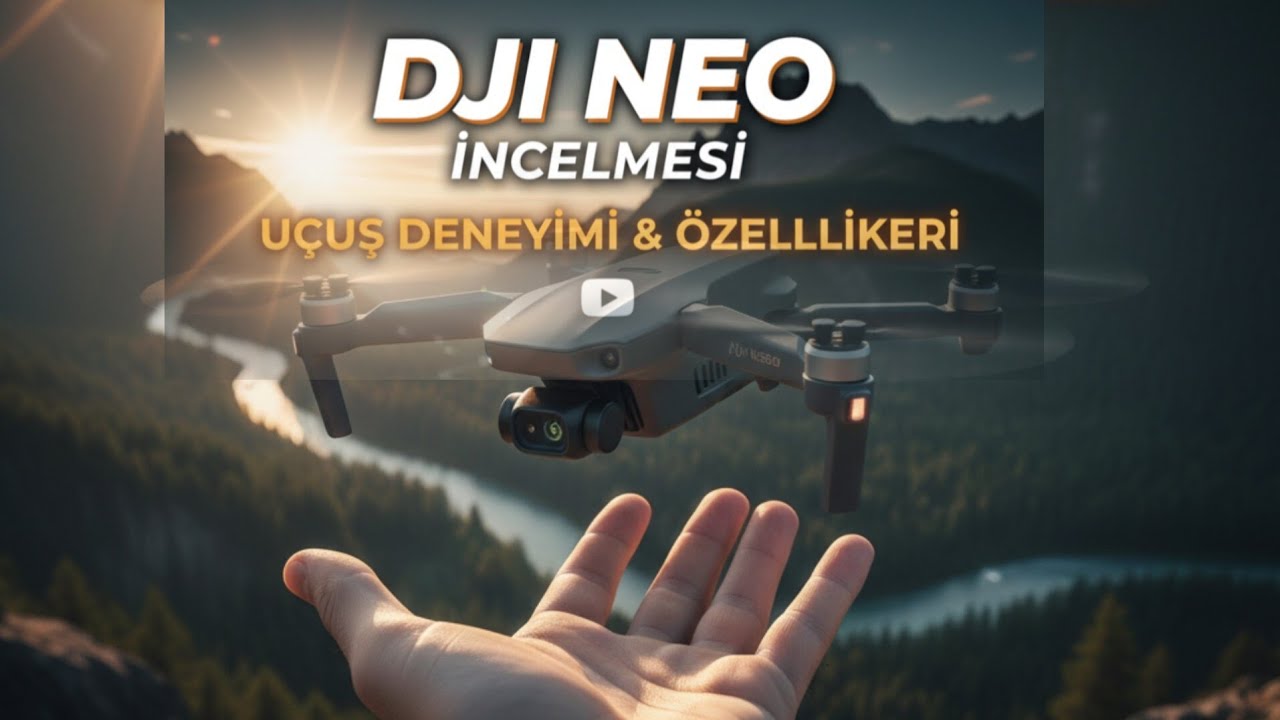 DJI Neo İncelemesi - 6 Uçuş Modunu Denedim. Telefonla Manuel Uçuş Deneyimi.