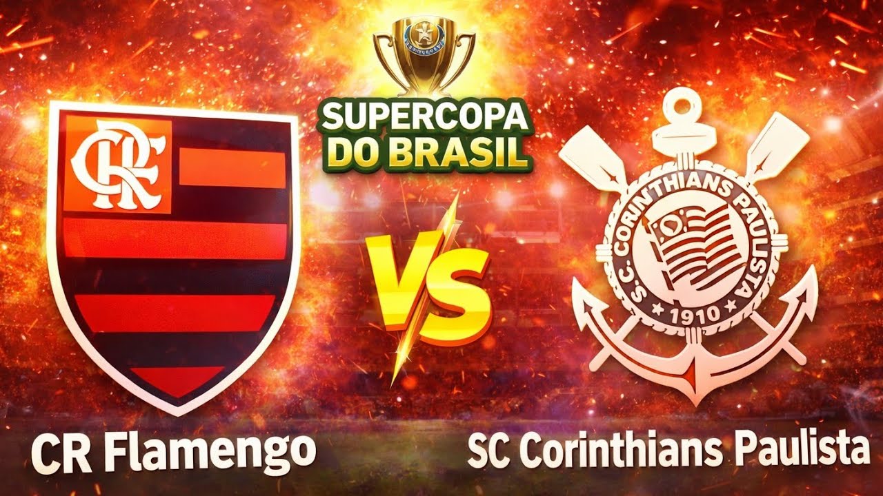 QUE JOGAÇO! FLAMENGO x CORINTHIANS NA SUPERCOPA DO BRASIL 🏆🔥