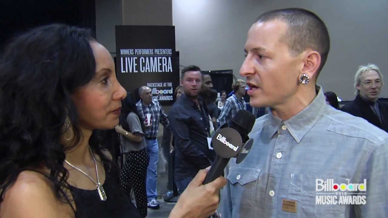 Chester Bennington Backstage @ Billboard Music Awards 2012