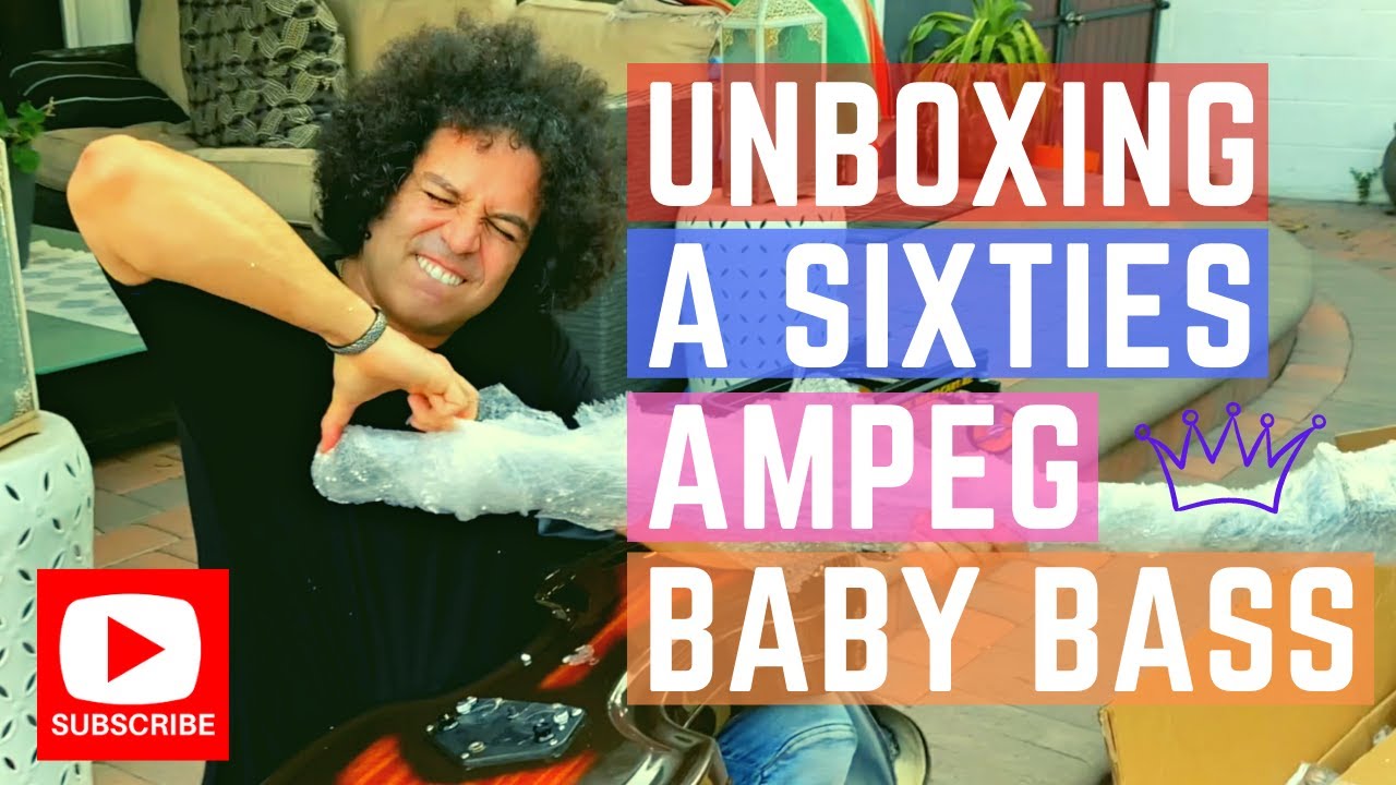 UNBOXING A 1960'S AMPEG BABY BASS