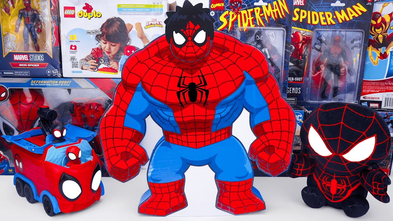Marvel Spiderman Collection Unboxing Review | Spider-Man and Hulk Mystery Box | Web Spinning Hauler