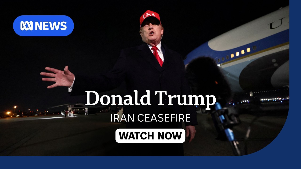 IN FULL: Donald Trump discusses situation in Iran and Strait of Hormuz | ABC NEWS