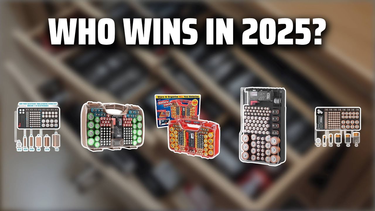 The Top 5 Best Battery Organizer in 2025 - Must Watch Before Buying!