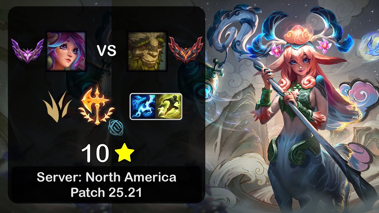 Lillia Jungle vs Ivern - NA Master - Patch 25.21