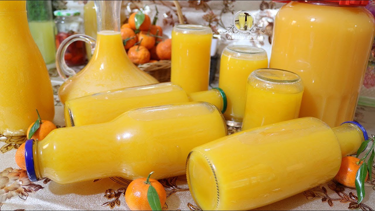 عصير برتقال 10لتر🍊🍹ب3كلغ  مندرين🍊عصير طبيعي 100% أحسن من الجاهز  وطريقة الاحتفاظ بدون مجمد مدة أطول