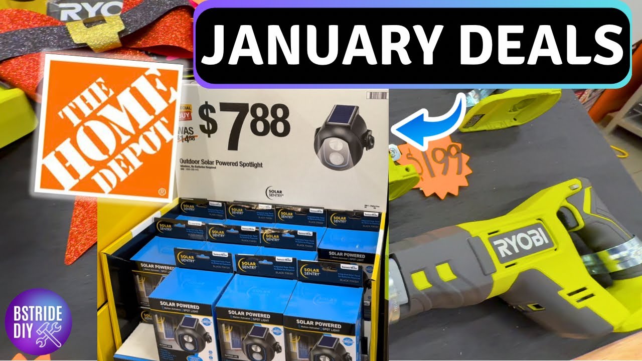 Home Depot January 2025 Tool Deals and Sales!