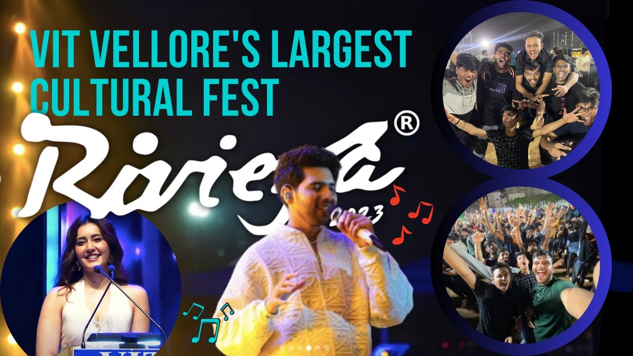 One of the *LARGEST COLLEGE FEST IN INDIA*  Riviera'23💃🏻🎤🥳 |📍VIT Vellore #vit #vitvellore
