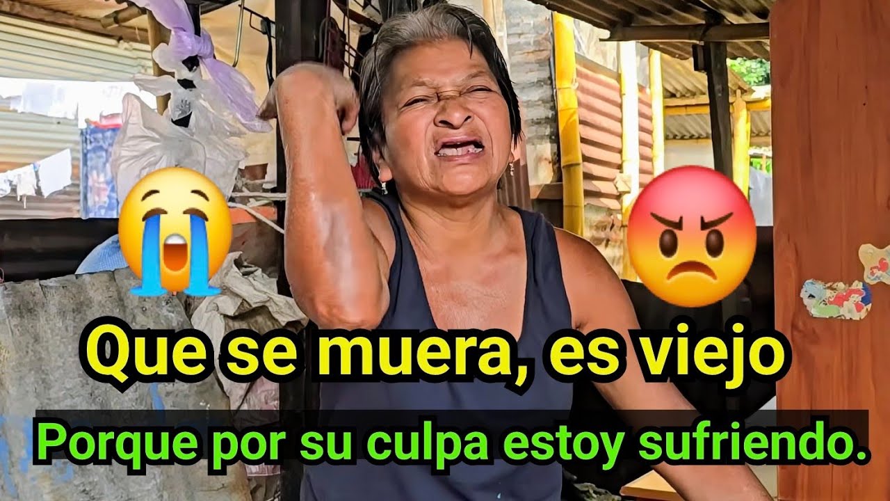 Mi papá todavía está vivo, pero qué se muera ese viejo por qué por su culpa estoy sufriendo yo.