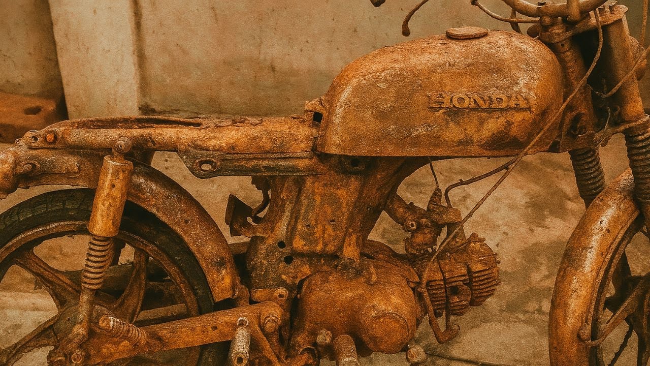Insane Restoration a Rusty Abandoned HONDA CD50 Forgotten After 40 Years - Like a Brand New Bike