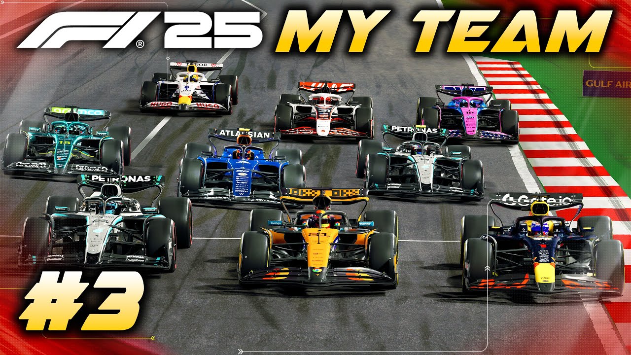 F1 25 MY TEAM CAREER Part 3: MULTIPLE THREE WIDE BATTLES!