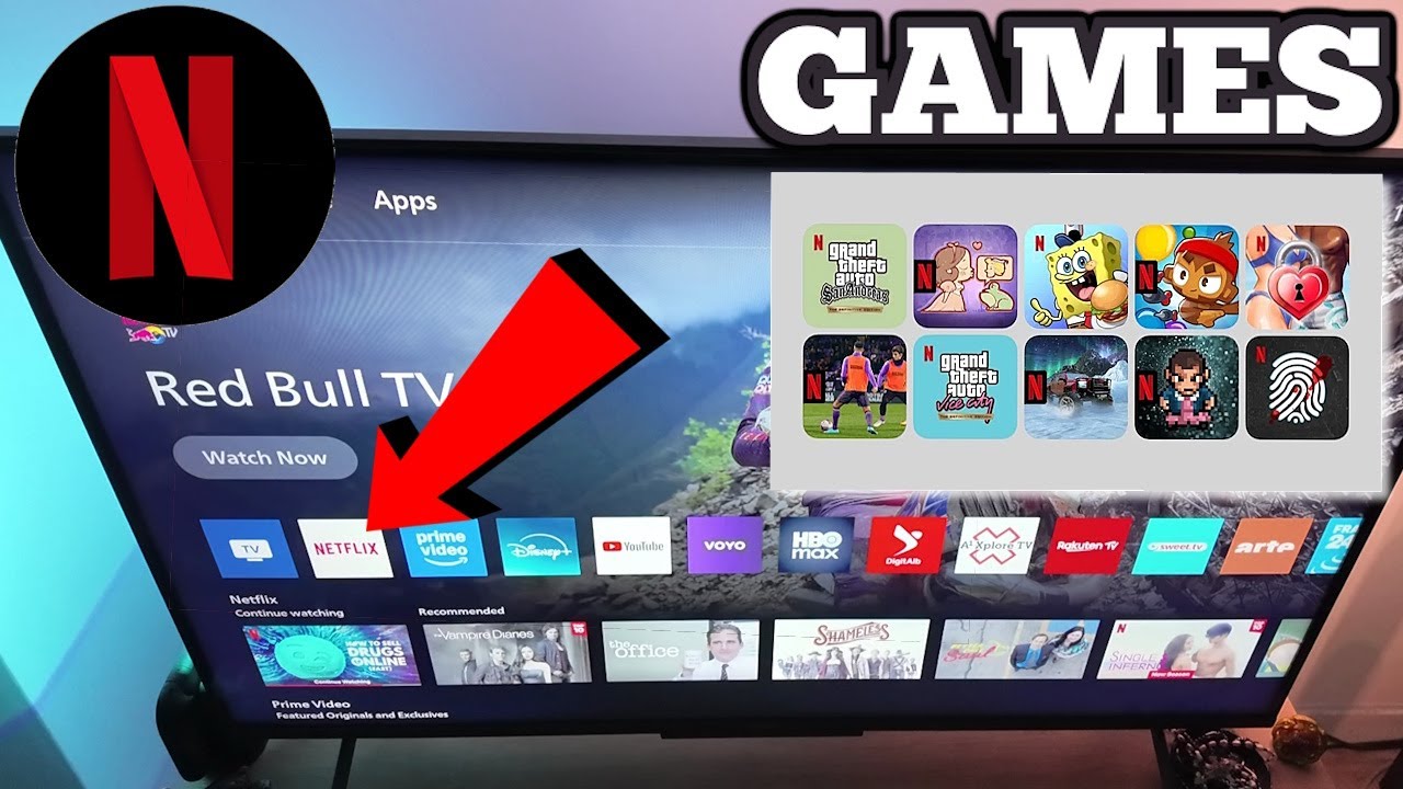 Как играть в игры Netflix на телевизоре