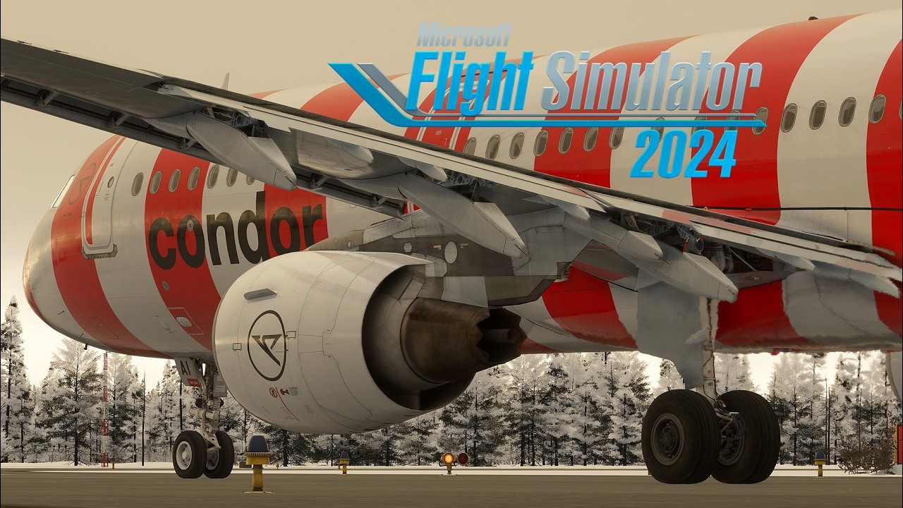 MSFS2024 | Fenix A321 | EFKT LOC approach Rwy16