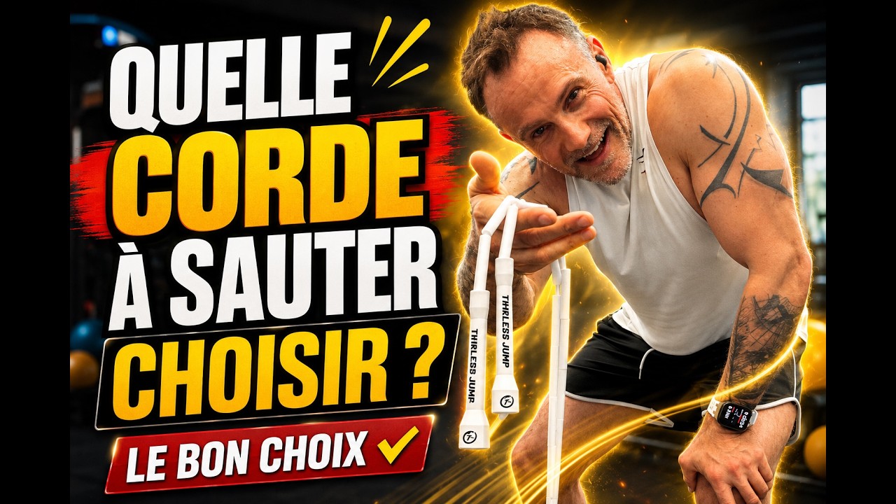 Quelle corde &agrave; sauter choisir ? je t'explique tout &ccedil;a !!!