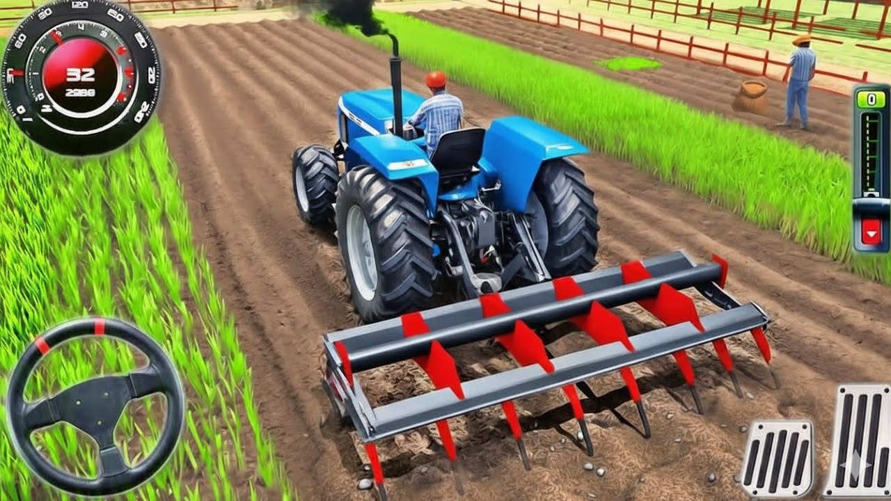 Tractor Farming Simulator 🚜 | Tractor Wala Game | Real Farming | Android Gameplay 2026