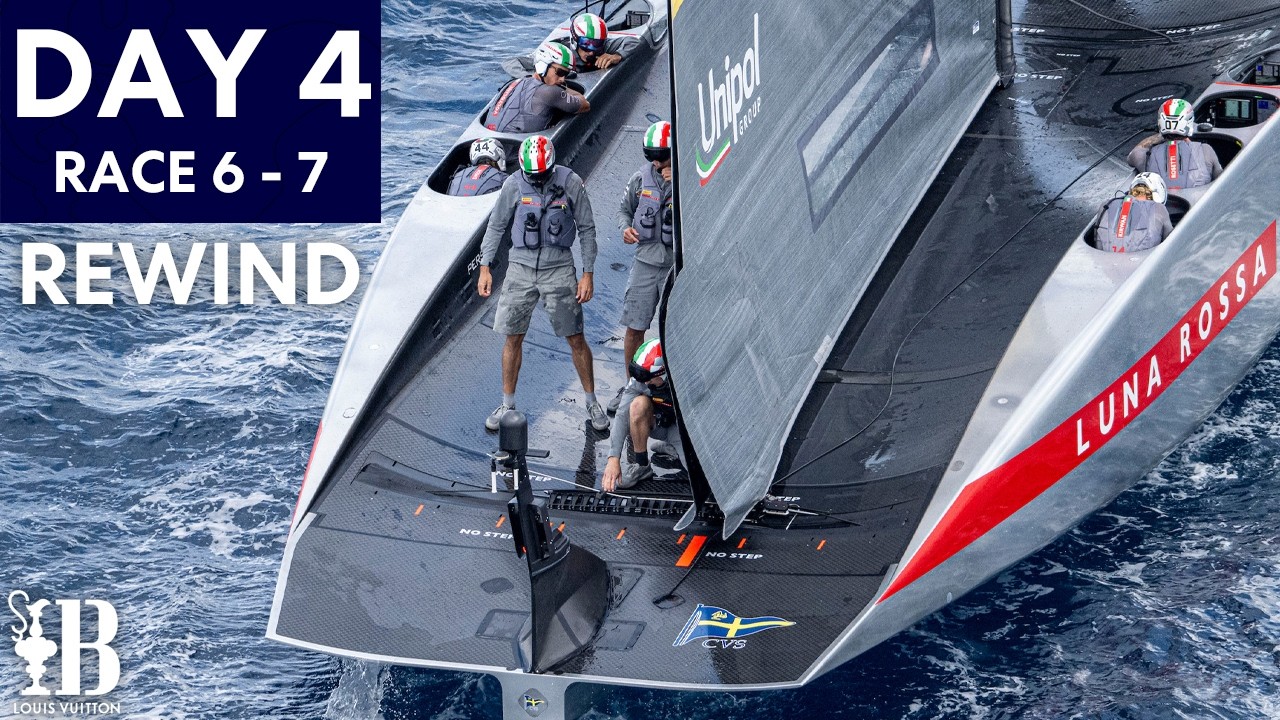 Thrilling Day On Water | Louis Vuitton Cup Semi Final Day 4 | 37th America's Cup Highlights Rewind