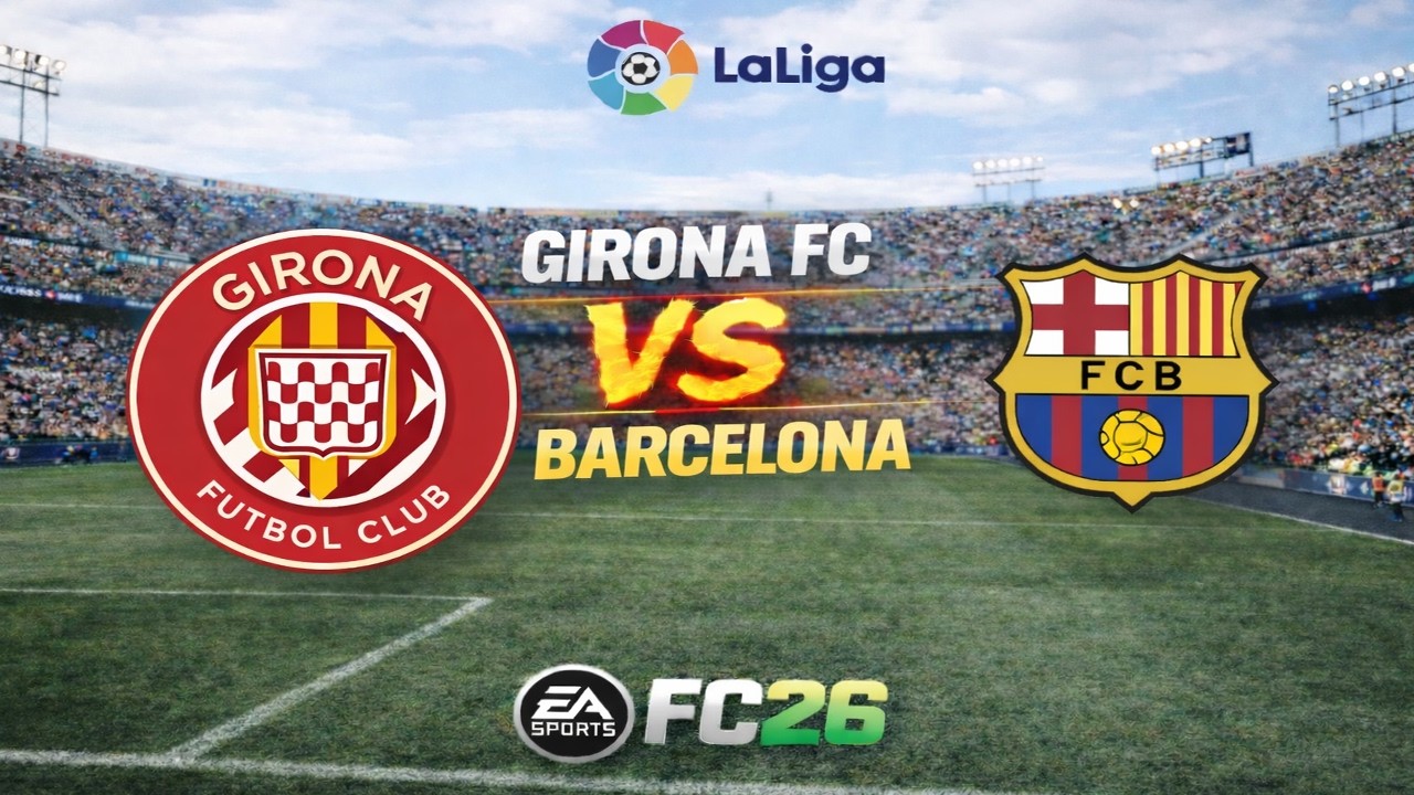 Girona Fc 0 vs Barcelona | LIVE PS5 FC 26 | La Liga Action!