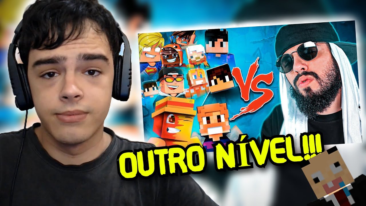 REAGINDO Creative Squad (11 Youtubers) Vs. Mussoumano - Super Batalha de Youtubers