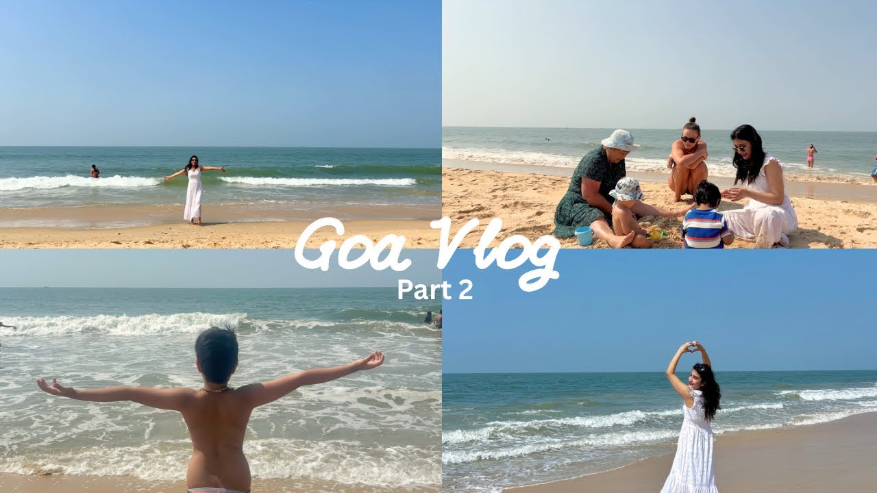 Goa Vlog Part 2 | Beach Fun, Sunset Vibes & Local Market Shopping in Goa 🏖️🛍️ | Goa Trip 