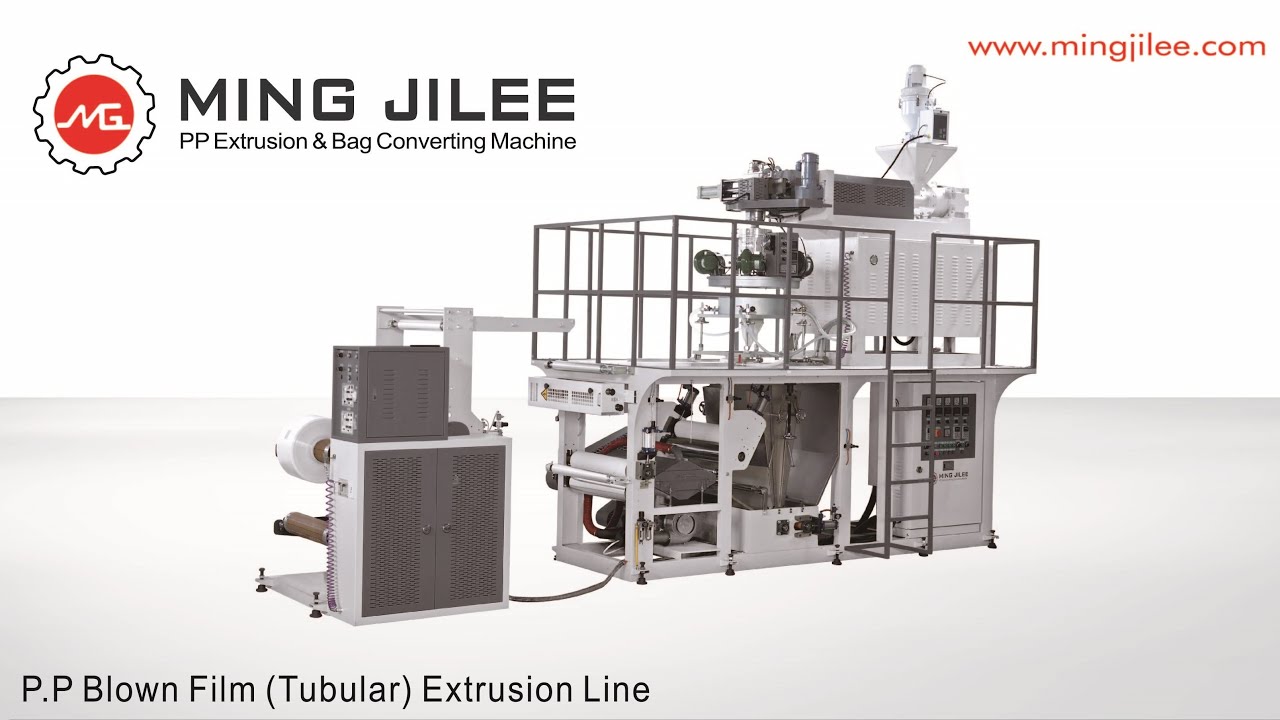 100 micron PP Blown Film Extrusion Line, MGPP-65