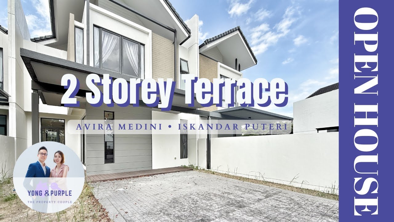 Avira Medini Iskandar Puteri 2 Storey Garden Terrace House | Open House | Yong & Purple