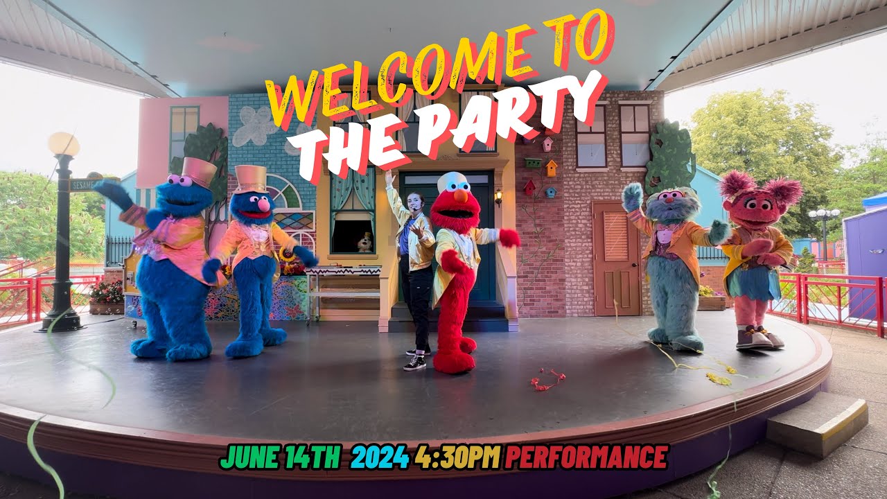 Welcome to the Party | June 14th 2024 4:30PM Performance | Sesame Place Philadelphia