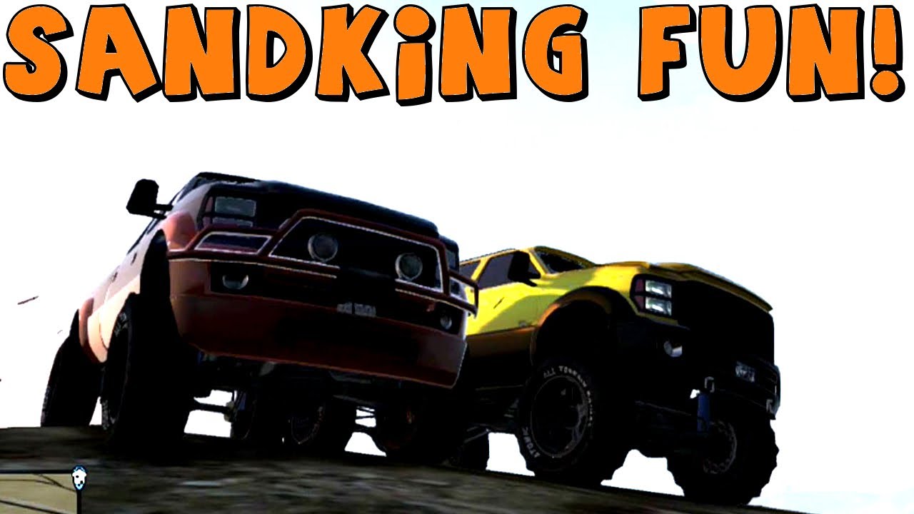 GTA 5 | Multiplayer Fun With Sandkings, Trains and Explosions!