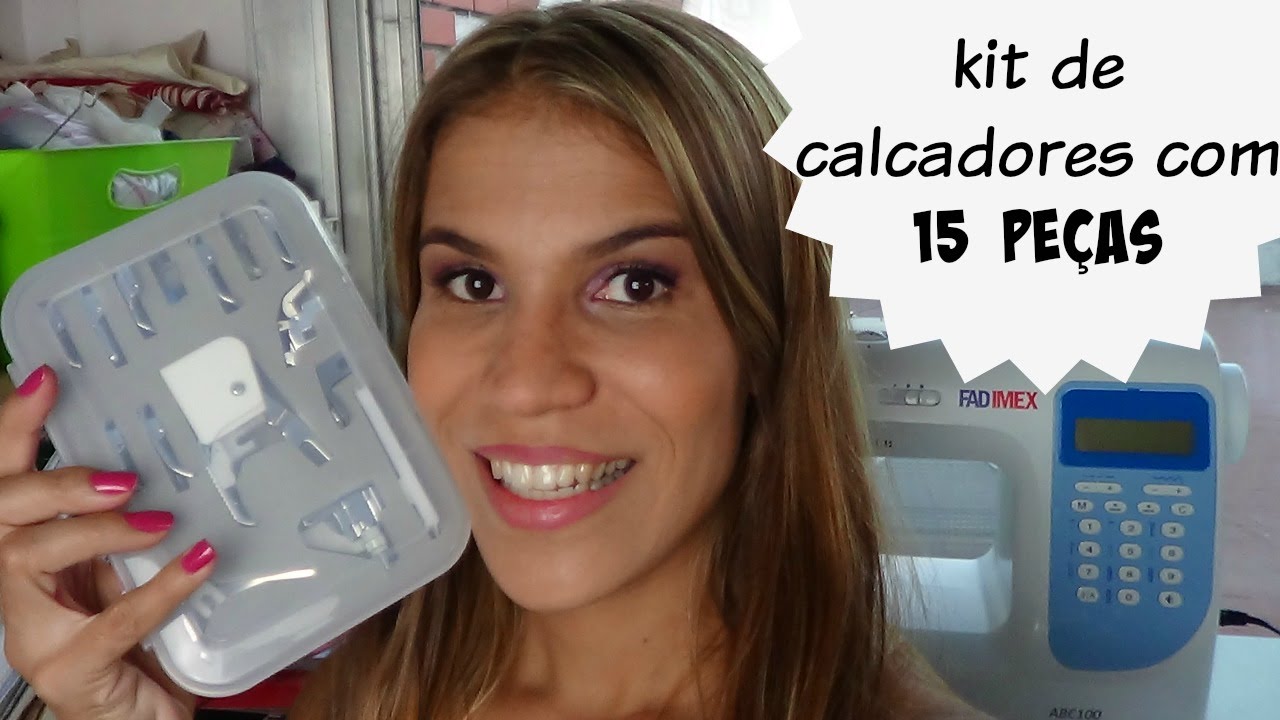 kit de calcadores com 15 peças
